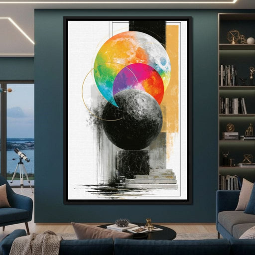Celestial Geometry Beyond The Horizon Canvas Print