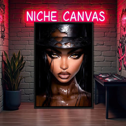 Enigmatic Stares in Shadow - NicheCanvas