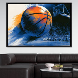 Flight of the Basketball - NicheCanvas
