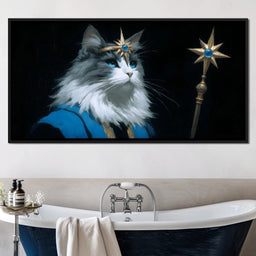 Regal Feline Starborne Monarch - NicheCanvas