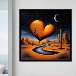 Heart of the Desert - TooplesArt - NicheCanvas