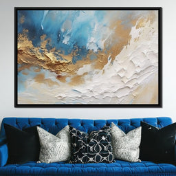 Golden Tide Celestial Drift - NicheCanvas