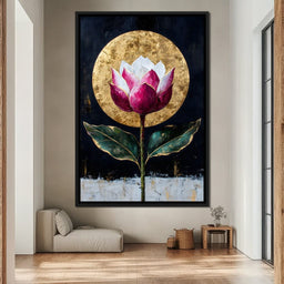 Golden Petal Radiance - NicheCanvas