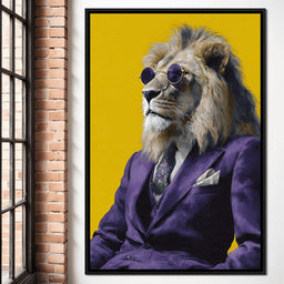 Regal Lion Boss Violet Suit - NicheCanvas