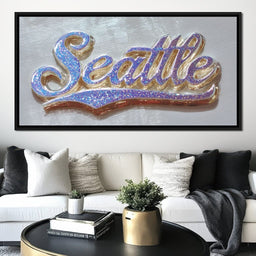 Glittering Seattle Dreams - NicheCanvas
