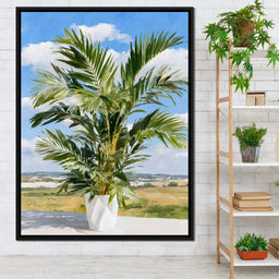 Sunlit Plant - NicheCanvas