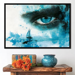 Wanderer's Oceanic Vision - NicheCanvas