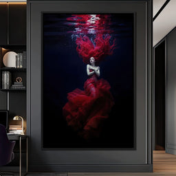 Crimson Depths - TooplesArt - NicheCanvas