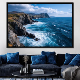 Wild Atlantic Cliff Horizon - NicheCanvas