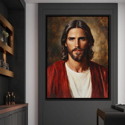 Divine Reflection of Grace Jesus Portrait - NicheCanvas