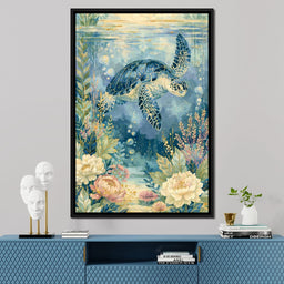 Silent Passage Through The Deep Sea - NicheCanvas