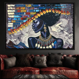 Starry Night Silhouette - Sakeem Gibbs - NicheCanvas