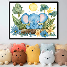 Elephant Dreams in Bloom - NicheCanvas