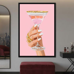 Chic Martini Luxury Toast - NicheCanvas