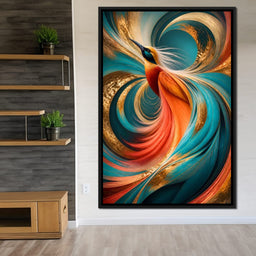 Gilded Flight Of The Radiant Plume - NicheCanvas