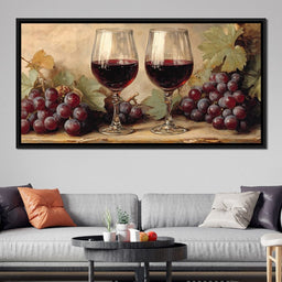Wine Lovers Vineyard Charm - NicheCanvas