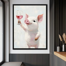 Porcine Toast of Joy - NicheCanvas