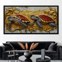 Golden Shell Odyssey - NicheCanvas