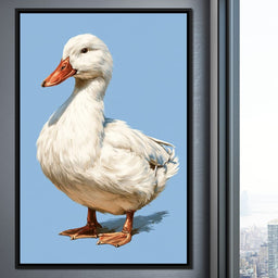 Noble Duck Standing Tall - NicheCanvas