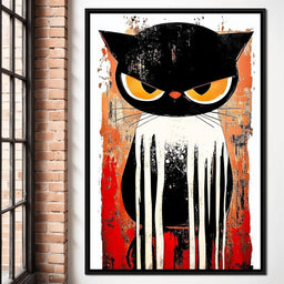 Ferocious Feline Enigma - NicheCanvas