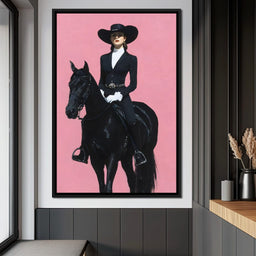 Midnight Rider on Rose Plain - NicheCanvas