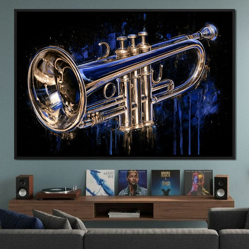 Midnight Echo of the Brass Horn Canvas Print