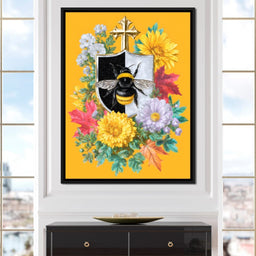 Golden Honey Monarch Bouquet - NicheCanvas