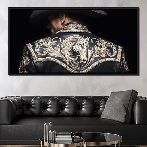 Western Elegance Equine Tales Canvas Print