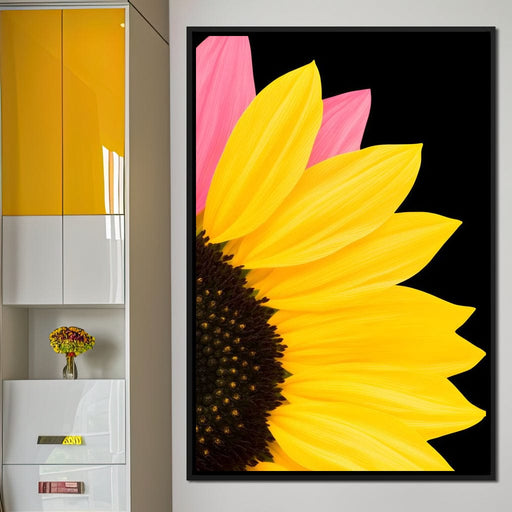 Yellow Sunlit Petals Canvas Print