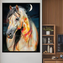 Nightfire Stallion - TooplesArt - NicheCanvas