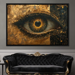  Golden Glimpse Into the Soul B - NicheCanvas