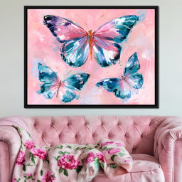 Three Winged Dancers Taking Flight - NicheCanvas