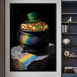 Leprechaun Gold Pot Luck - NicheCanvas