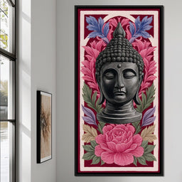 Buddha Tranquil Floral Meditation - NicheCanvas