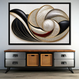 The Jewelled Snail Of Ivory Deco - TooplesArt - NicheCanvas