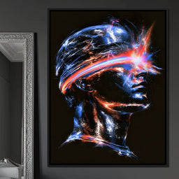 Synthwave Abstract Master Mind - NicheCanvas