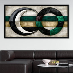 Silent Rhythms of Two Intersecting Worlds - NicheCanvas