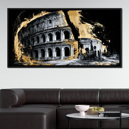 Gilded Ruins of Ancient Rome - NicheCanvas