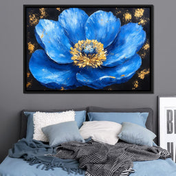 Majestic Sapphire Blossom - NicheCanvas