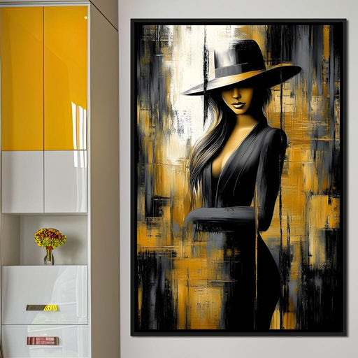 Golden Allure of Mystery Canvas Print