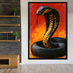 Airbrush Cobra Retro Style - NicheCanvas