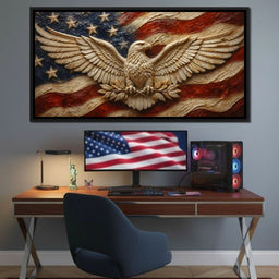 Sovereign Wings Above The Union - NicheCanvas