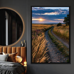 Golden Hour Journey Home - NicheCanvas