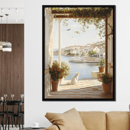 Mediterranean Tranquility View - NicheCanvas