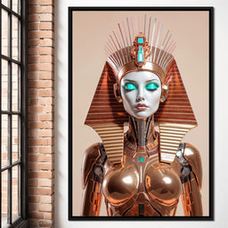 Cyber Cleopatra - TooplesArt - NicheCanvas