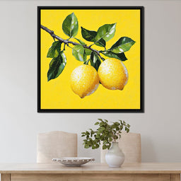 Golden Citrus - NicheCanvas