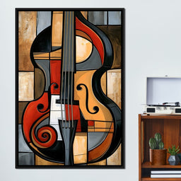 Rhythm of Fragmented Geometric Strings - NicheCanvas