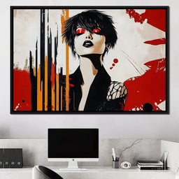 Fierce Visionary Portrait - NicheCanvas