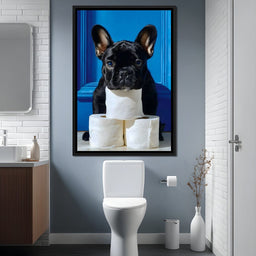 French Bulldog Roll Guardian - NicheCanvas