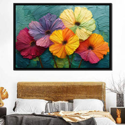 Bloomstorm in Brushstrokes - TooplesArt - NicheCanvas